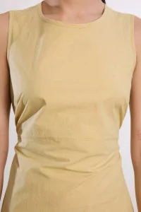 Cawley Erika Dress Japanese Cotton – Butter | Centre Commercial