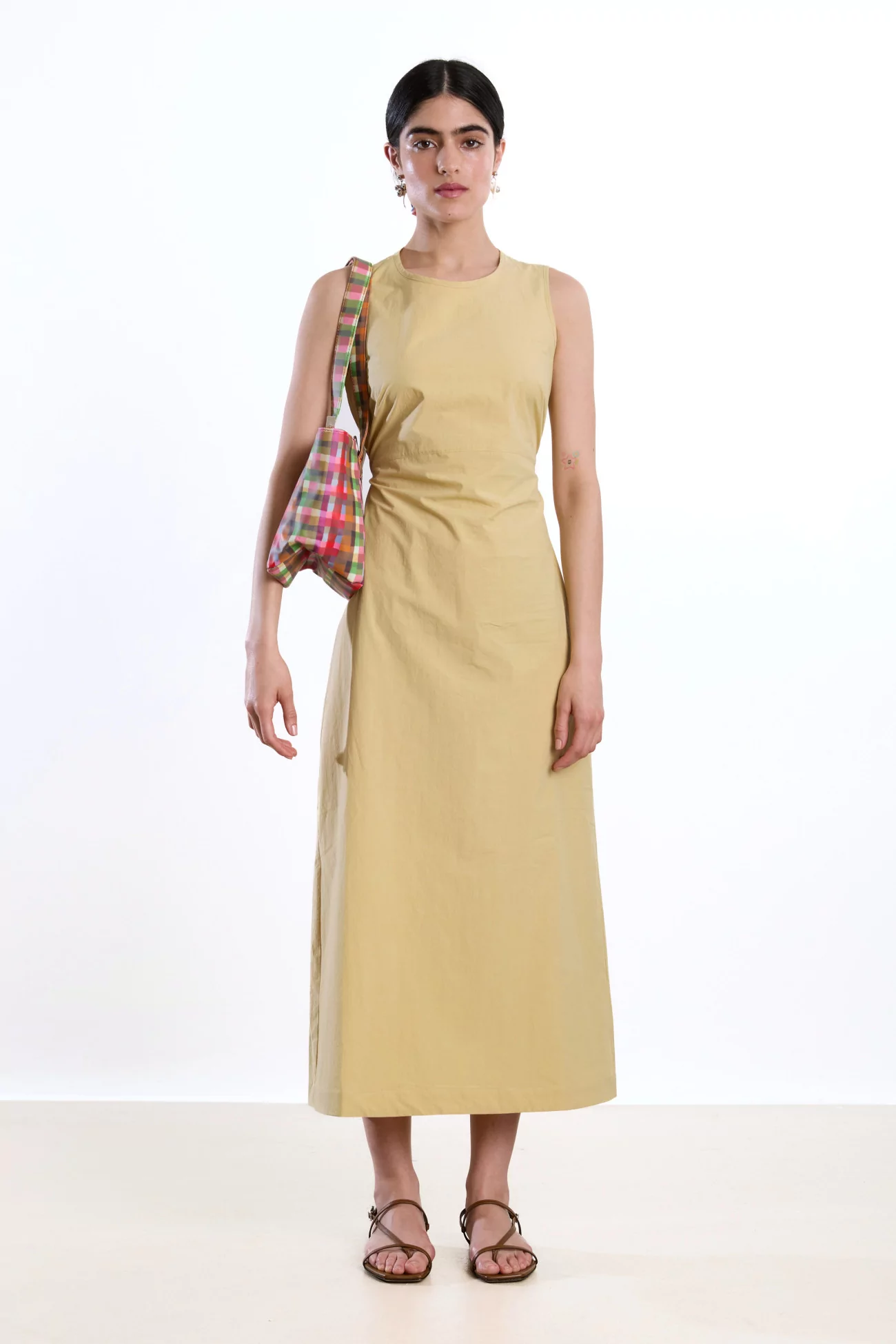 Cawley Erika Dress Japanese Cotton – Butter | Centre Commercial