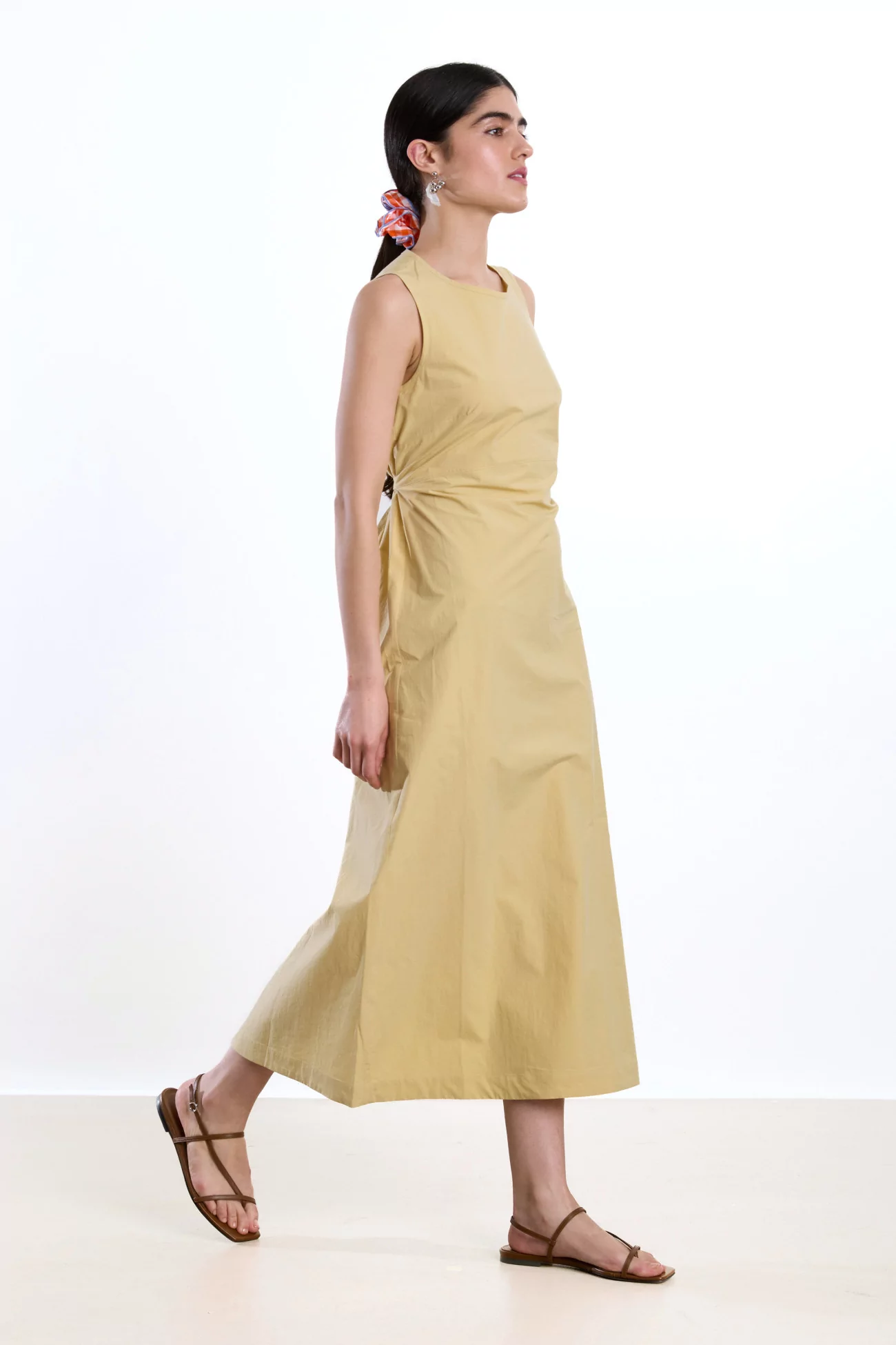 Cawley Erika Dress Japanese Cotton – Butter | Centre Commercial