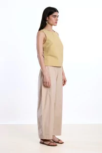 Cawley Sofia Top Japanese Cotton – Butter | Centre Commercial