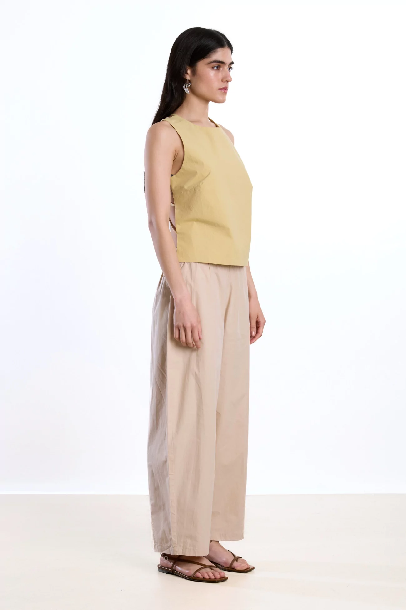 Cawley Sofia Top Japanese Cotton – Butter | Centre Commercial