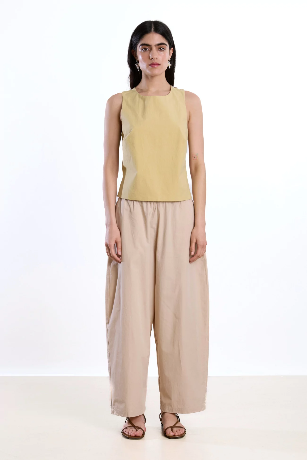 Cawley Sofia Top Japanese Cotton – Butter | Centre Commercial