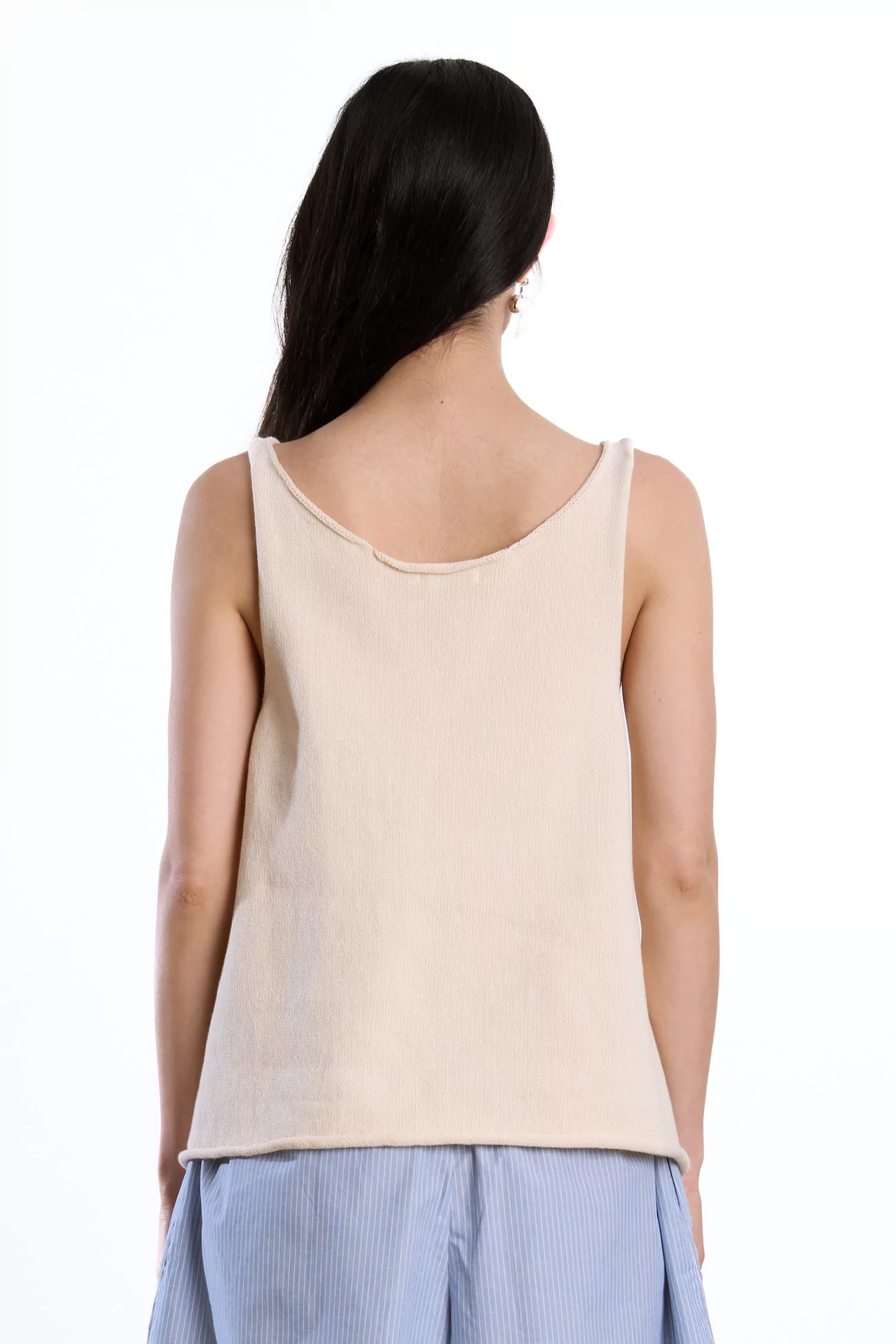 Cawley Thea Knit Top Striped Cotton – Merengue | Centre Commercial