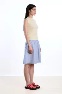 Réuni Merino Wool Jersey Tank Top – Beurre | Centre Commercial