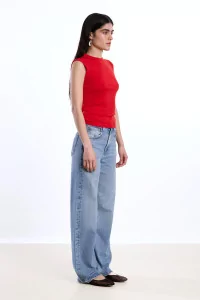 Réuni Merino Wool Jersey Tank Top – Coquelicot | Centre Commercial