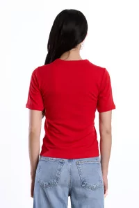 Réuni Merino Wool Jersey Tee-Shirt – Coquelicot | Centre Commercial