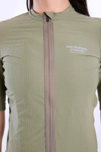 Maillot Cyclisme Femme Pas Normal Studios Escapism – Light Olive | Centre Commercial