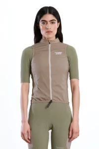 Gilet Cyclisme Femme Pas Normal Studios Mechanism Stow Away – Beige | Centre Commercial