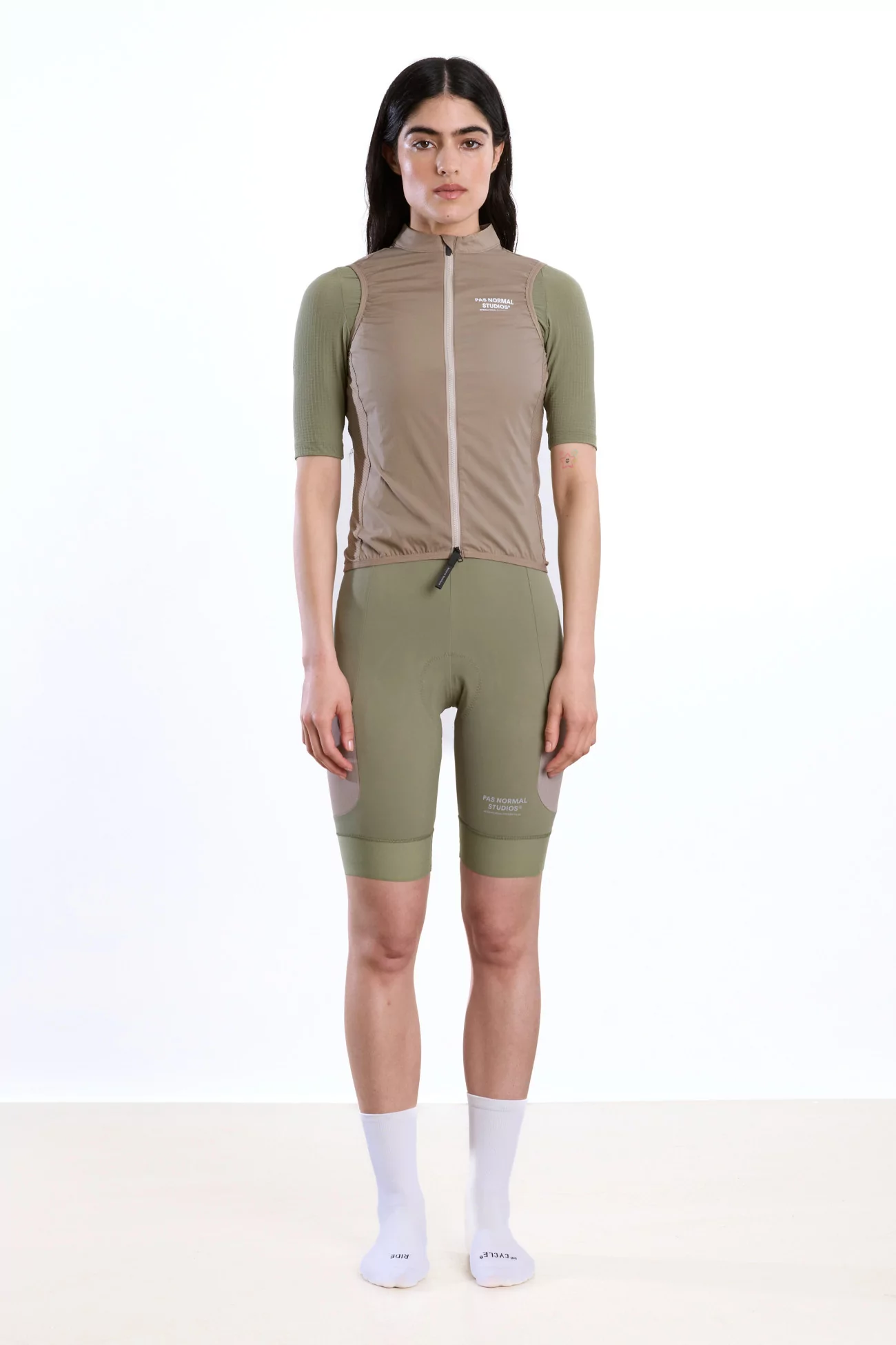 Pas Normal Studios Mechanism Stow Away Gilet Women – Beige | Centre Commercial
