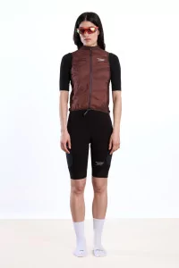 Pas Normal Studios Mechanism Stow Away Gilet Women – AOP Light Brown | Centre Commercial