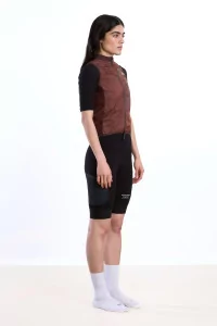 Pas Normal Studios Mechanism Stow Away Gilet Women – AOP Light Brown | Centre Commercial