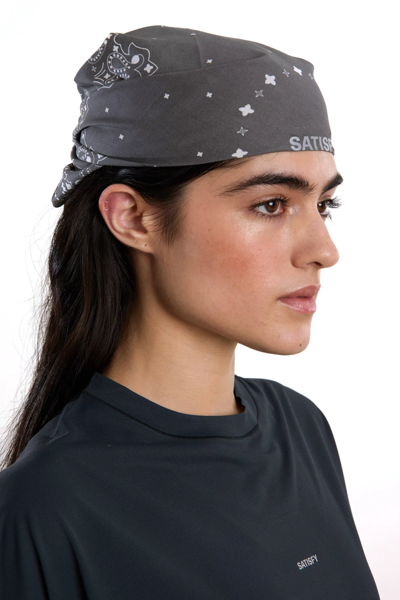 Satisfy SoftCell™ Organic Cotton Bandana – Dark Shadow | Centre Commercial