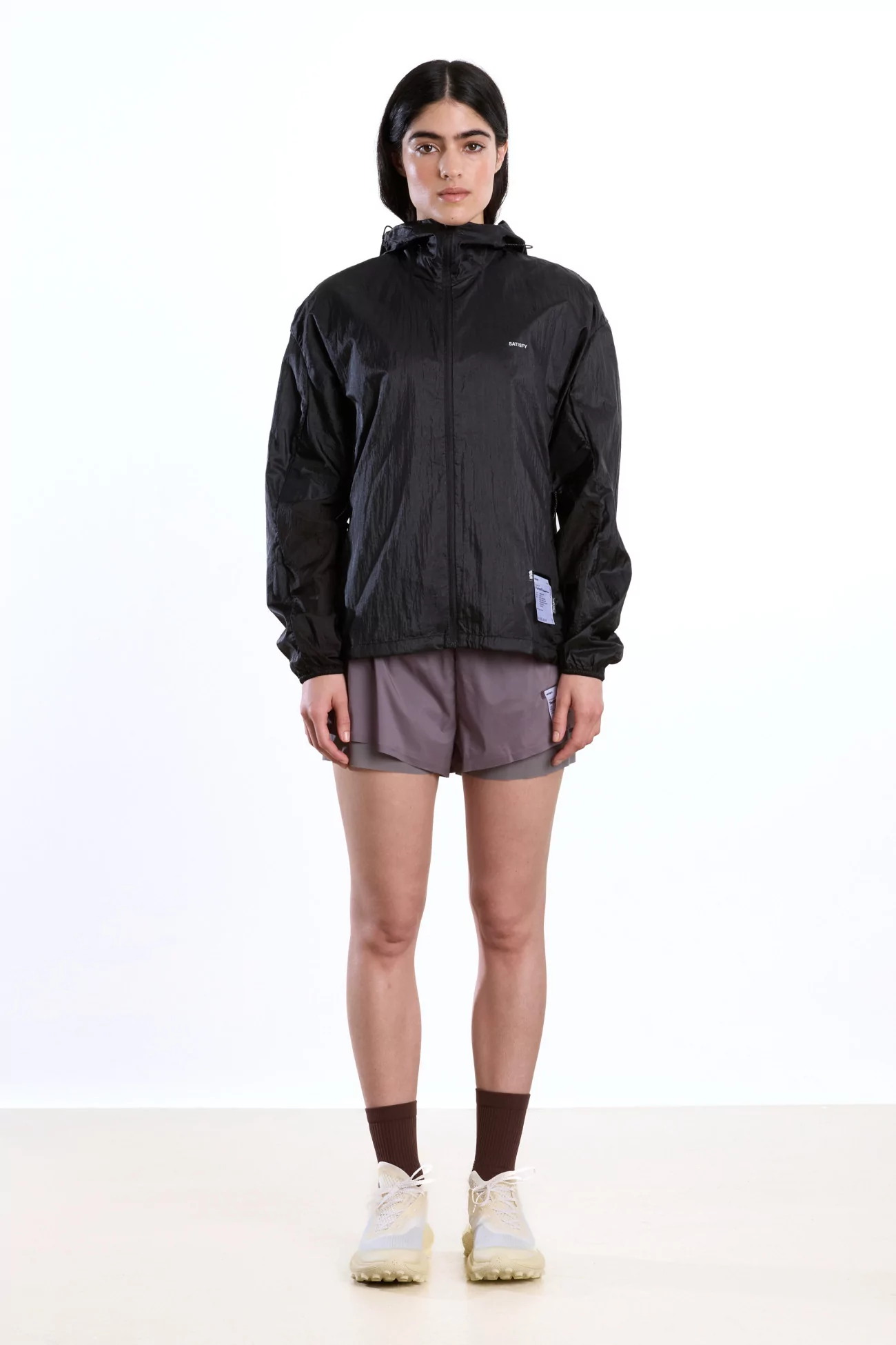 TechSilk™ 3" Running Shorts Satisfy Women – Shark | Centre Commercial