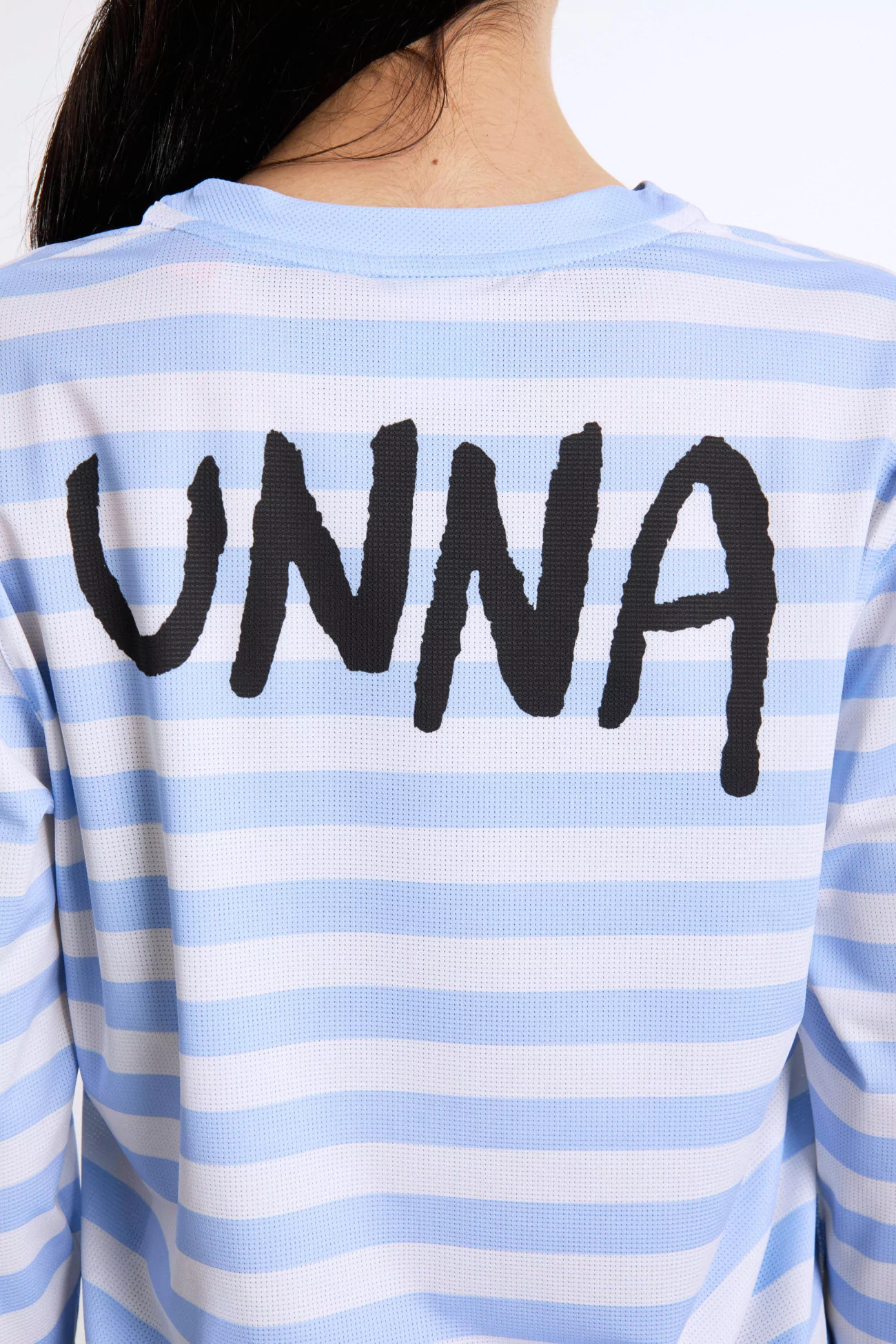 UNNA Striped LS Women's Long Sleeve Running T-shirt – Baby Blue | Centre Commercial