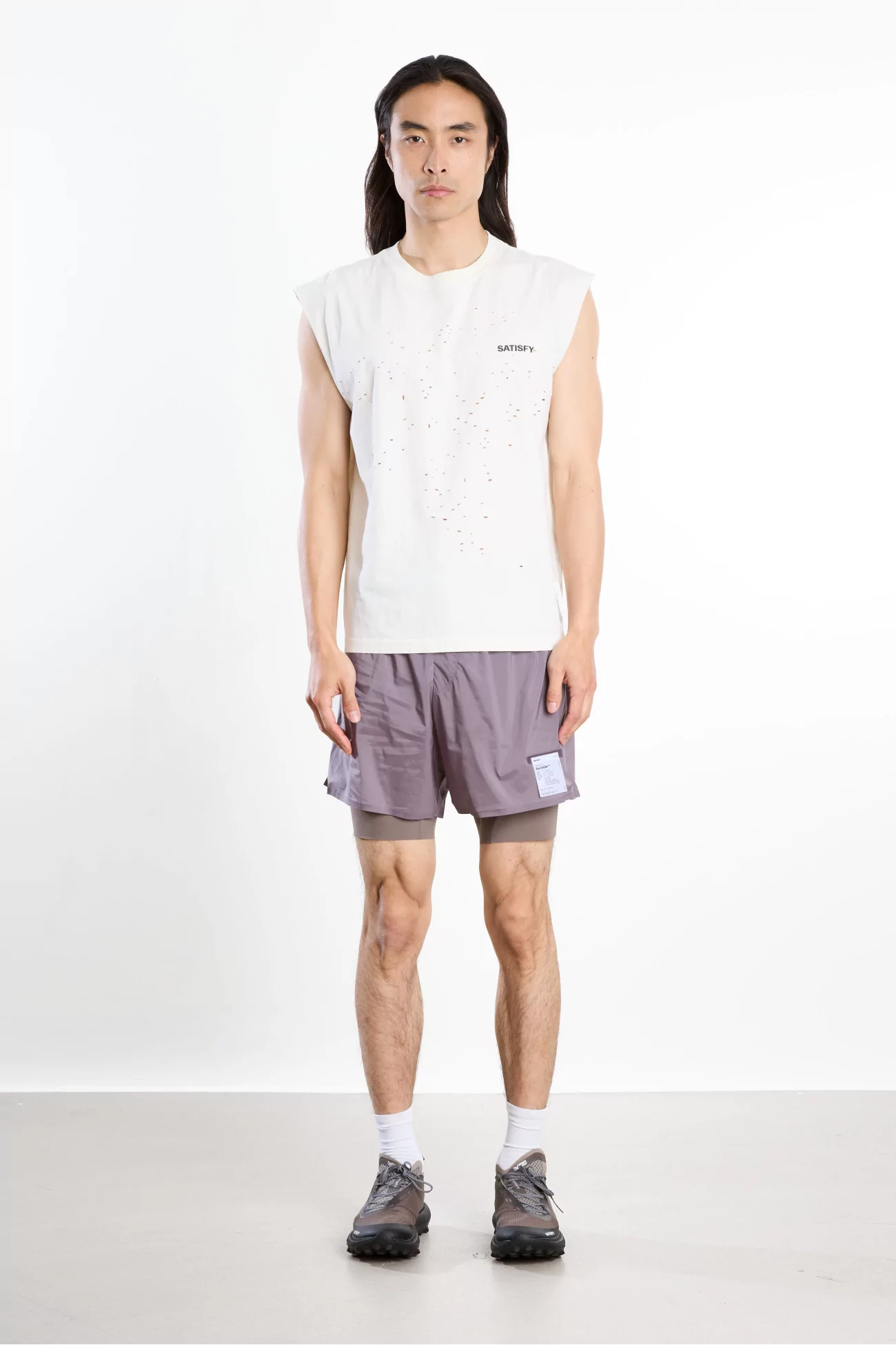 TechSilk 8" Running Shorts Satisfy – Shark | Centre Commercial