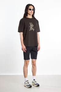 T-shirt California Cotton District Vision – Runners Brown | Centre Commercial
