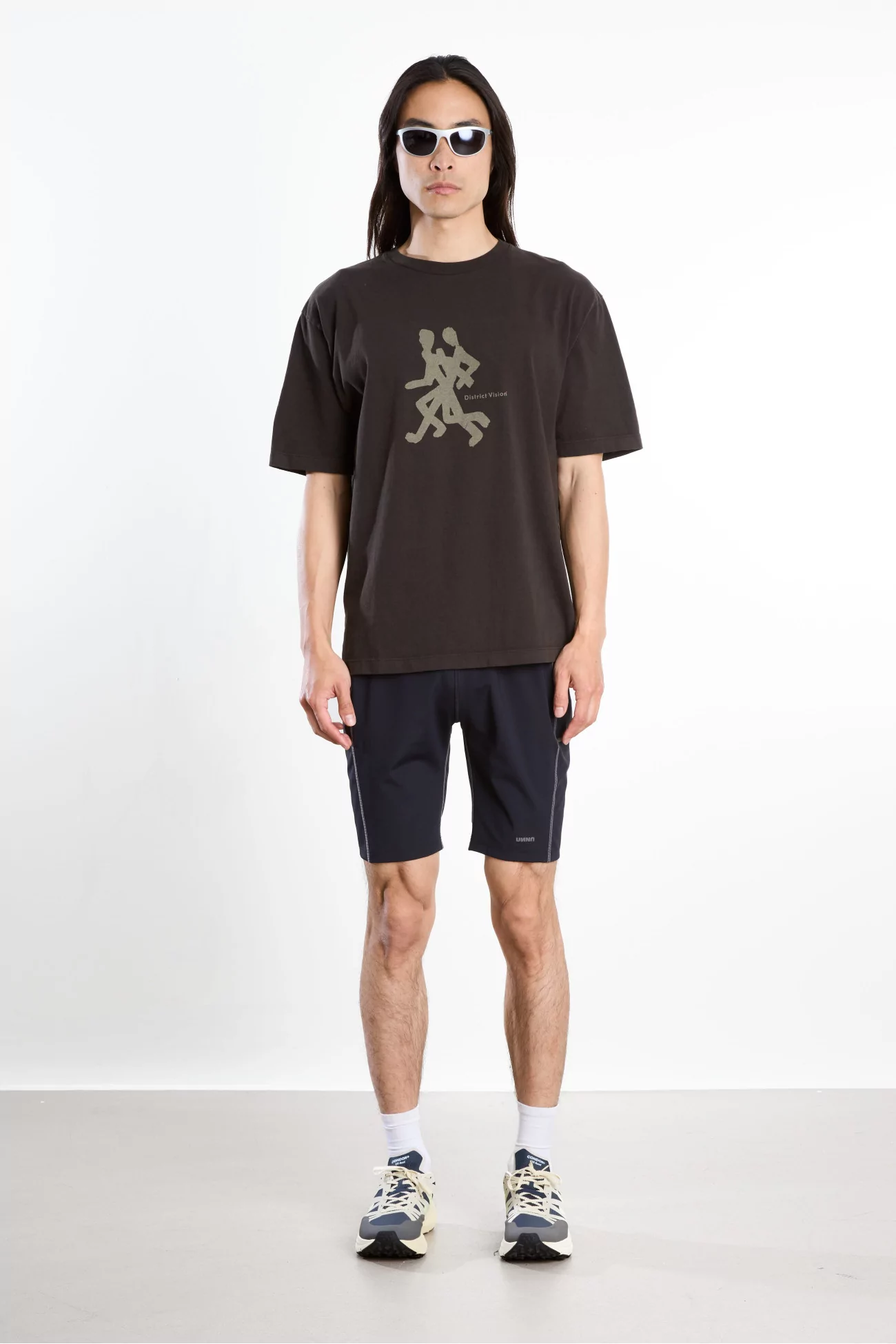 T-shirt California Cotton District Vision – Runners Brown | Centre Commercial