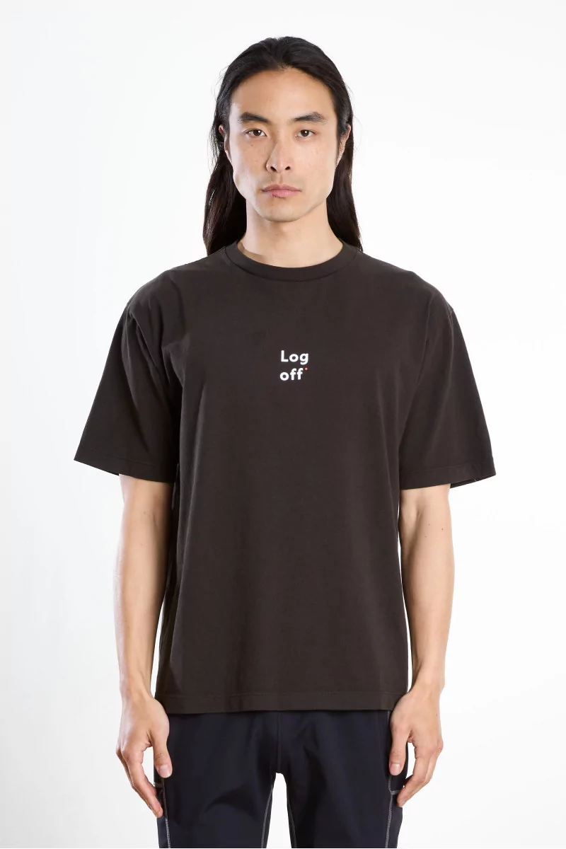 California Cotton Tee District Vision – Log Off Brown | Centre Commercial