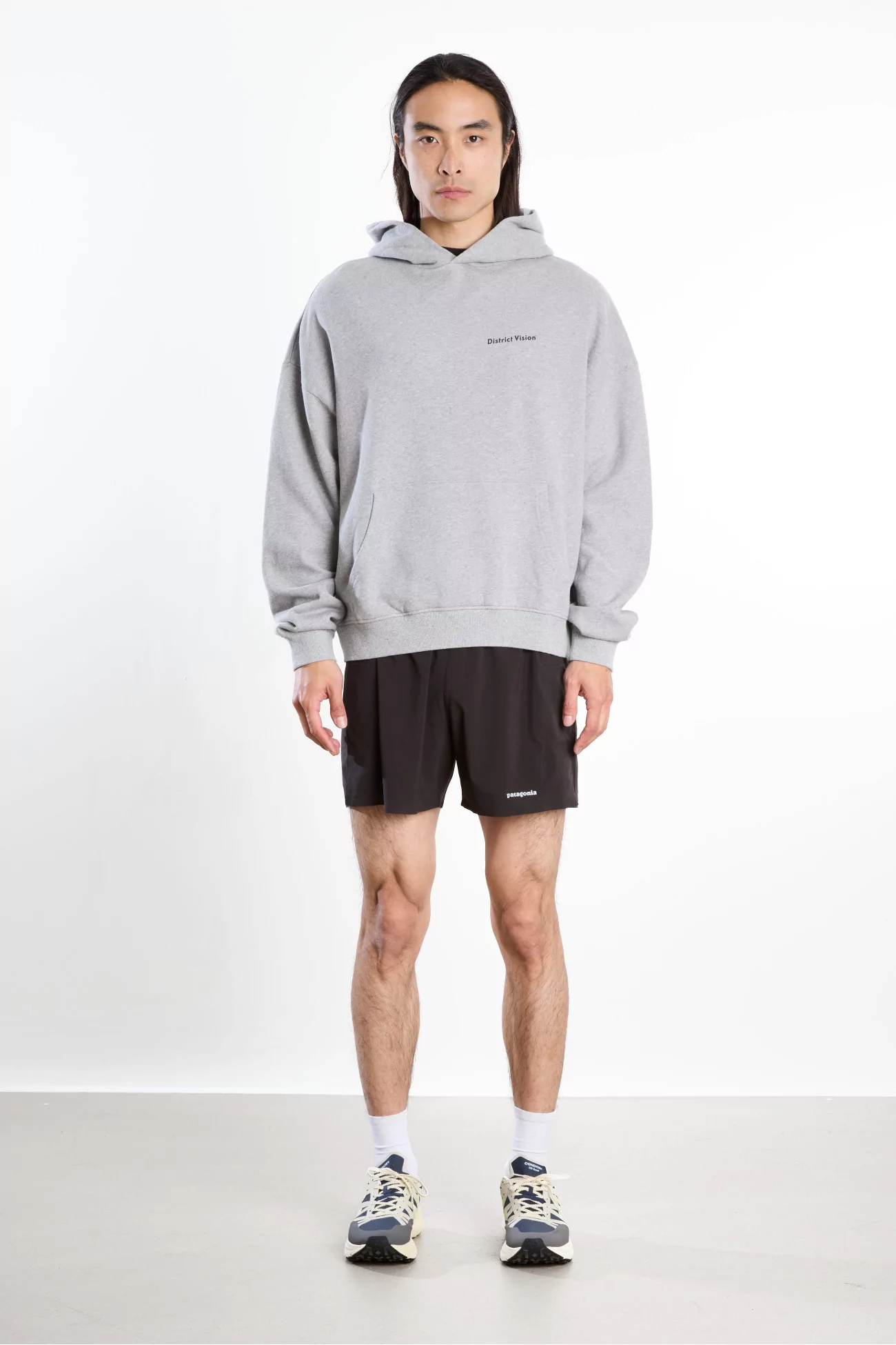 California Cotton Hoodie District Vision – Heather Grey | Centre Commercial