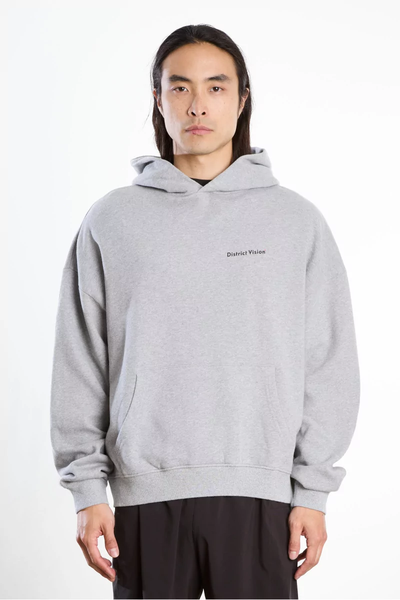 California Cotton Hoodie District Vision – Heather Grey | Centre Commercial