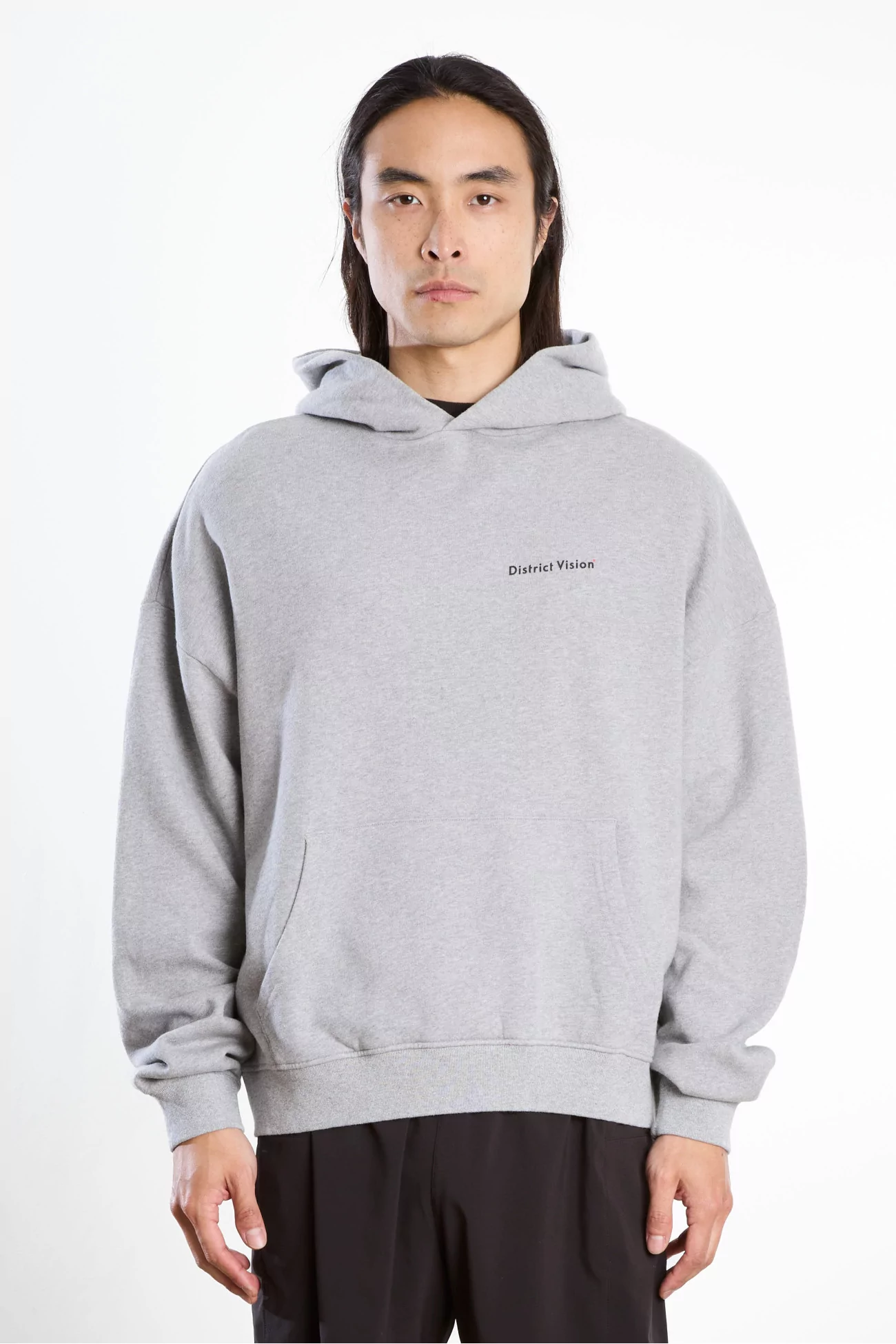 California Cotton Hoodie District Vision – Heather Grey | Centre Commercial