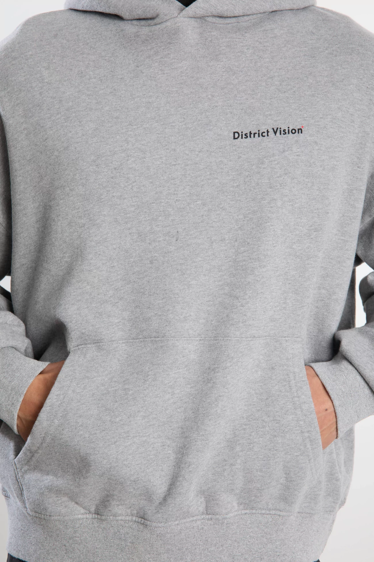 California Cotton Hoodie District Vision – Heather Grey | Centre Commercial