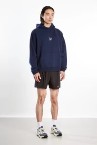 California Cotton Hoodie District Vision – Log Off Navy | Centre Commercial