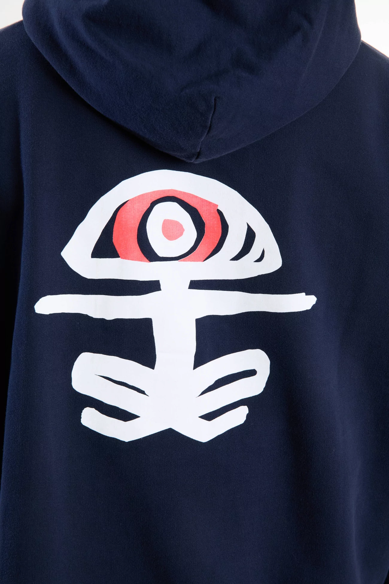 California Cotton Hoodie District Vision – Log Off Navy | Centre Commercial