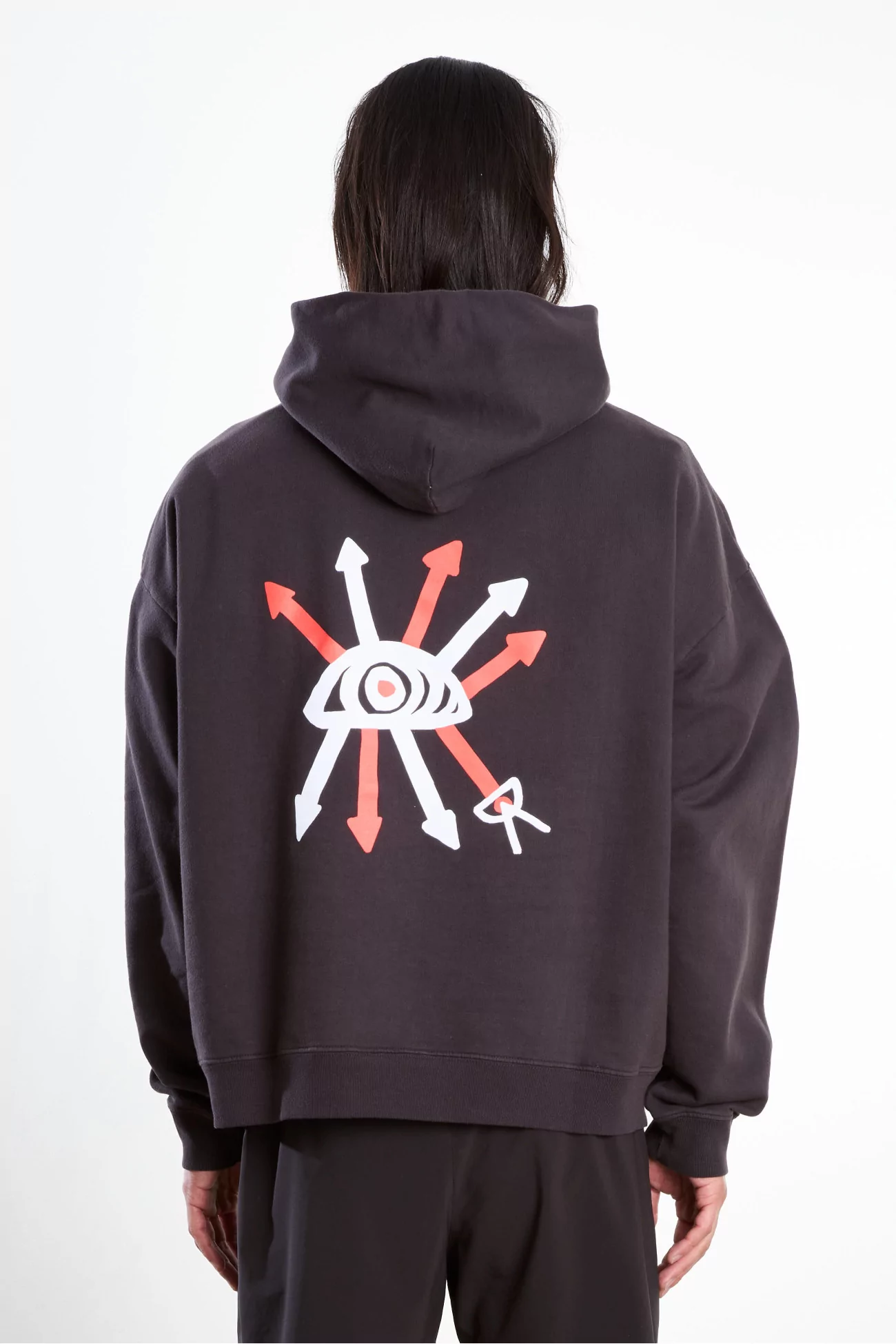 California Cotton Hoodie District Vision – Vintage Black | Centre Commercial