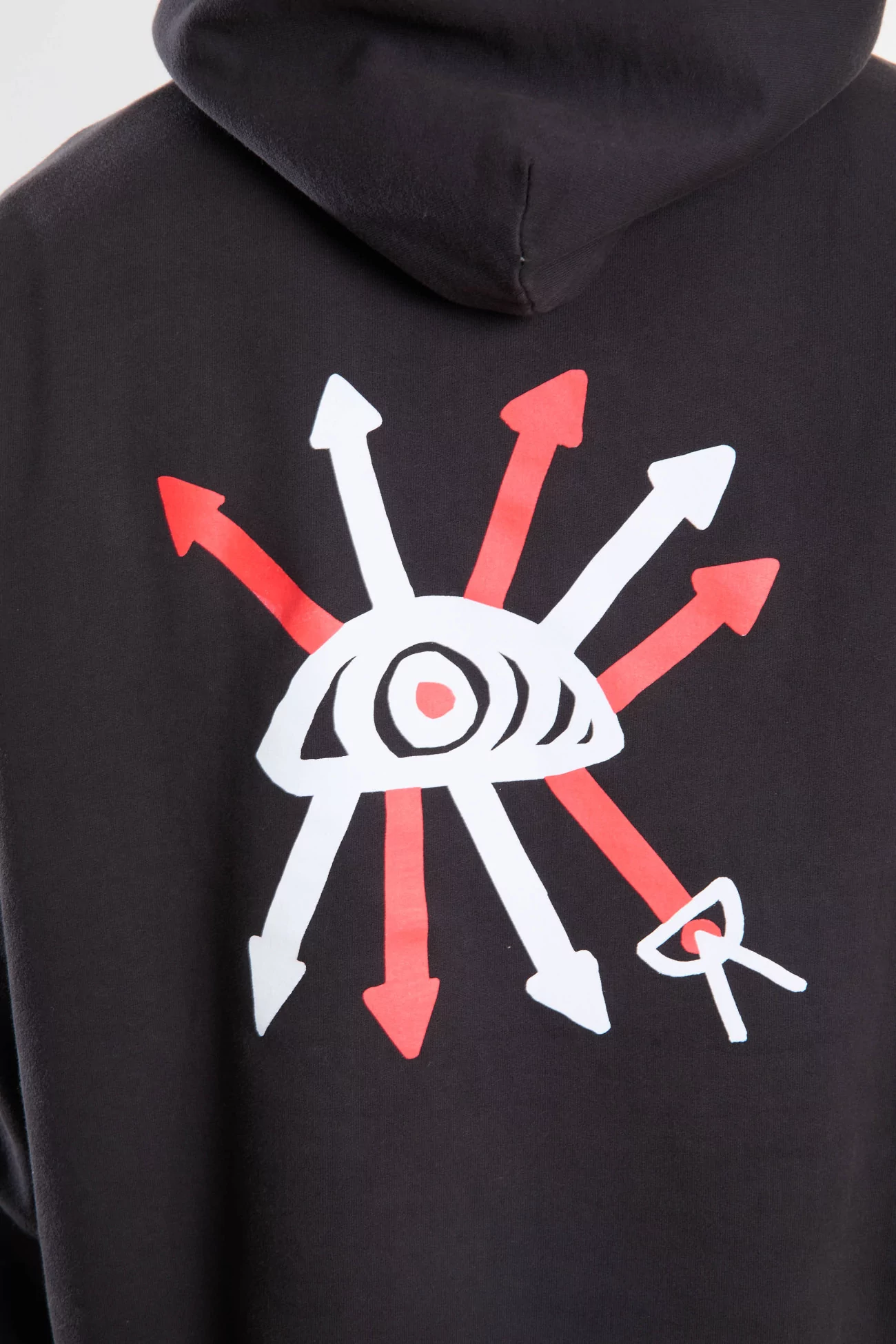 California Cotton Hoodie District Vision – Vintage Black | Centre Commercial
