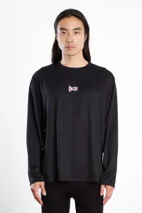 Long Sleeve Boxy Training Tee District Vision – Black | Centre Commercial