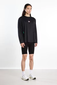 Long Sleeve Boxy Training Tee District Vision – Black | Centre Commercial