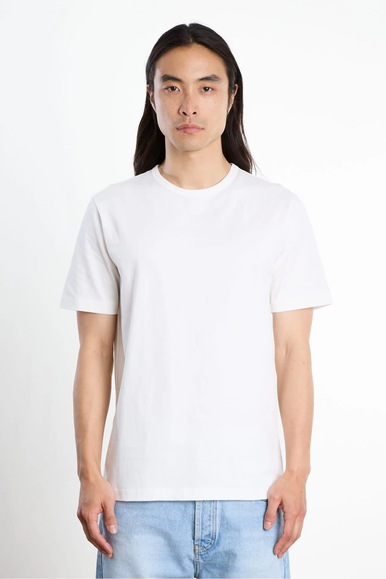 Merz b. Schwanen 2M15 Organic Cotton T-shirt – White | Centre Commercial