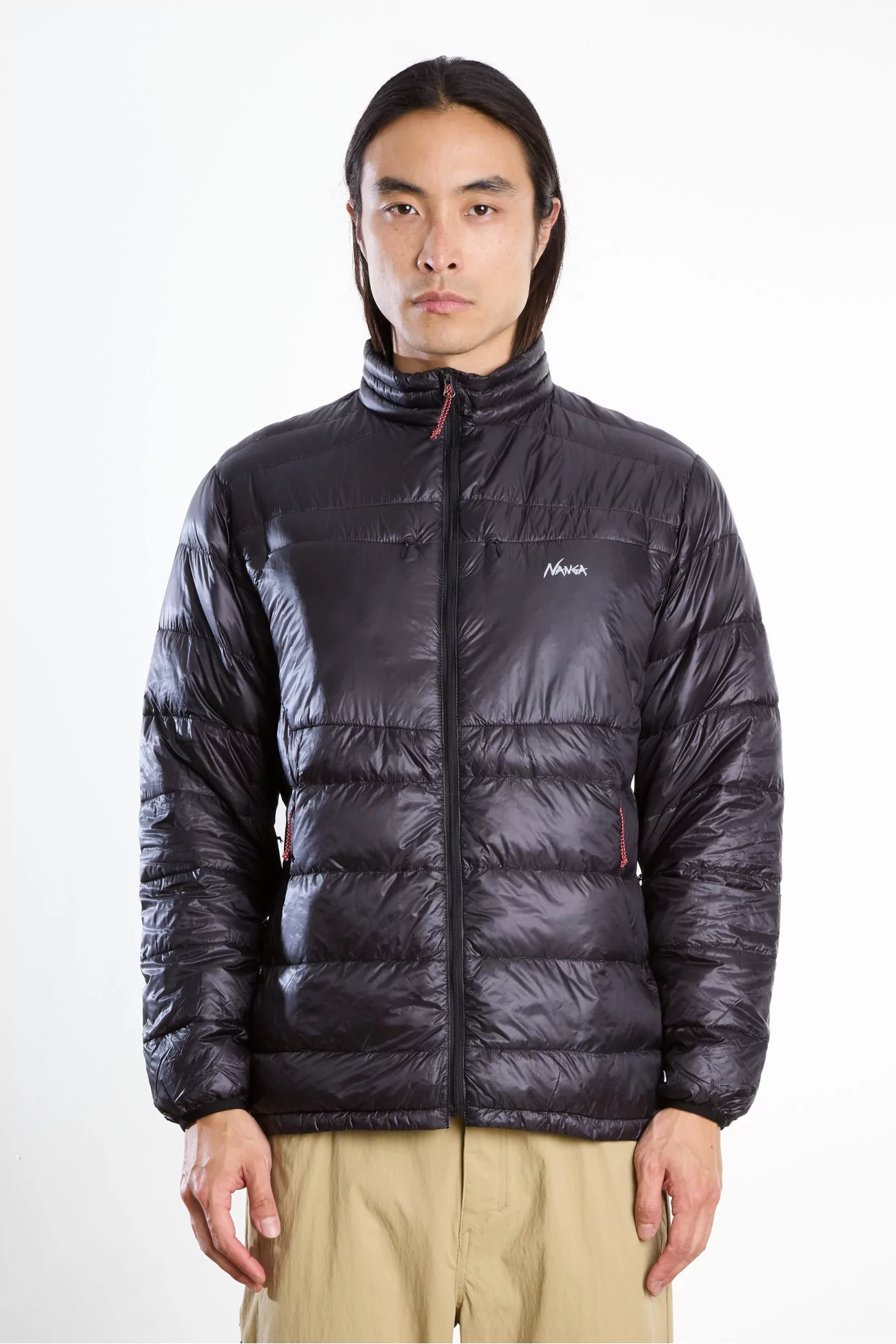 Nanga Minimarhythm Down Zip Blouson – Black | Centre Commercial