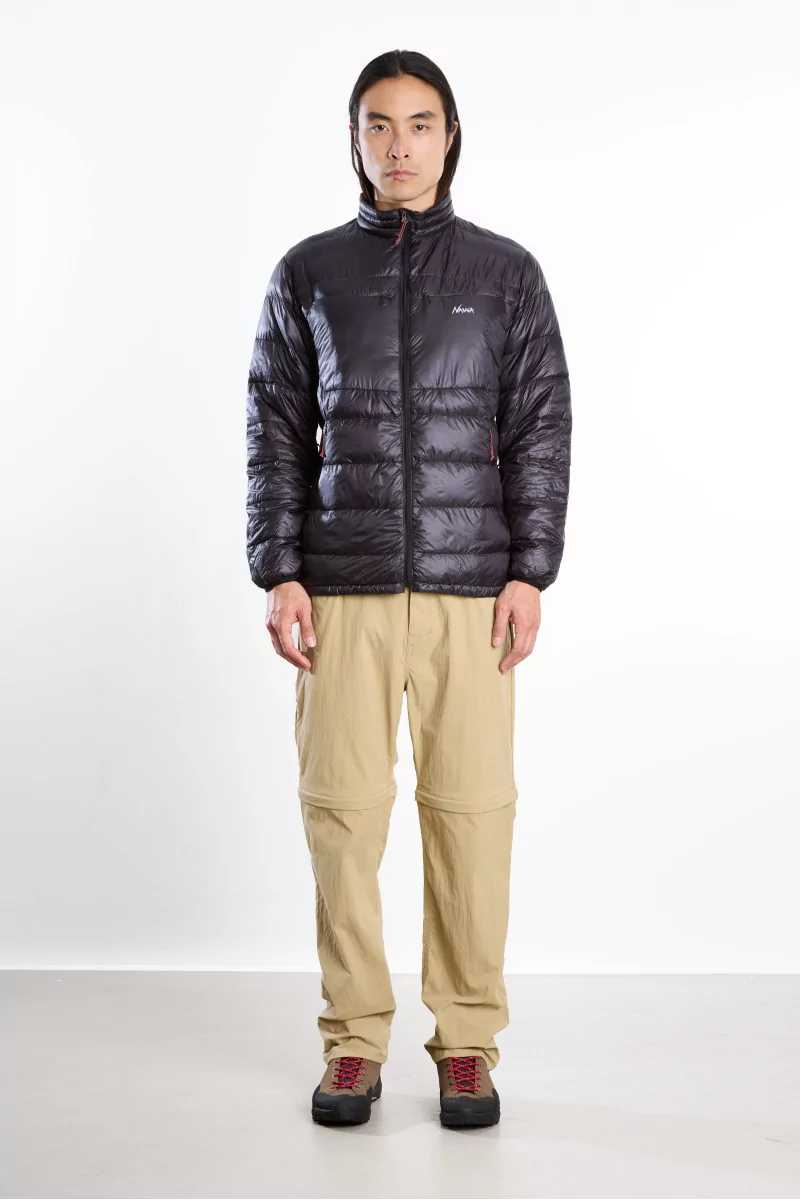 Nanga Minimarhythm Down Zip Blouson – Black | Centre Commercial