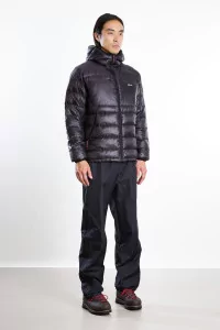 Nanga Minimarhythm Down Zip Hoodie – Black | Centre Commercial