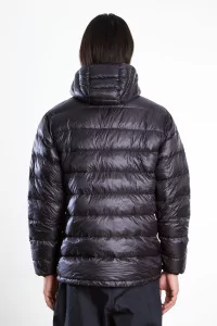 Nanga Minimarhythm Down Zip Hoodie – Black | Centre Commercial