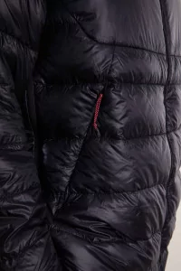 Nanga Minimarhythm Down Zip Hoodie – Black | Centre Commercial