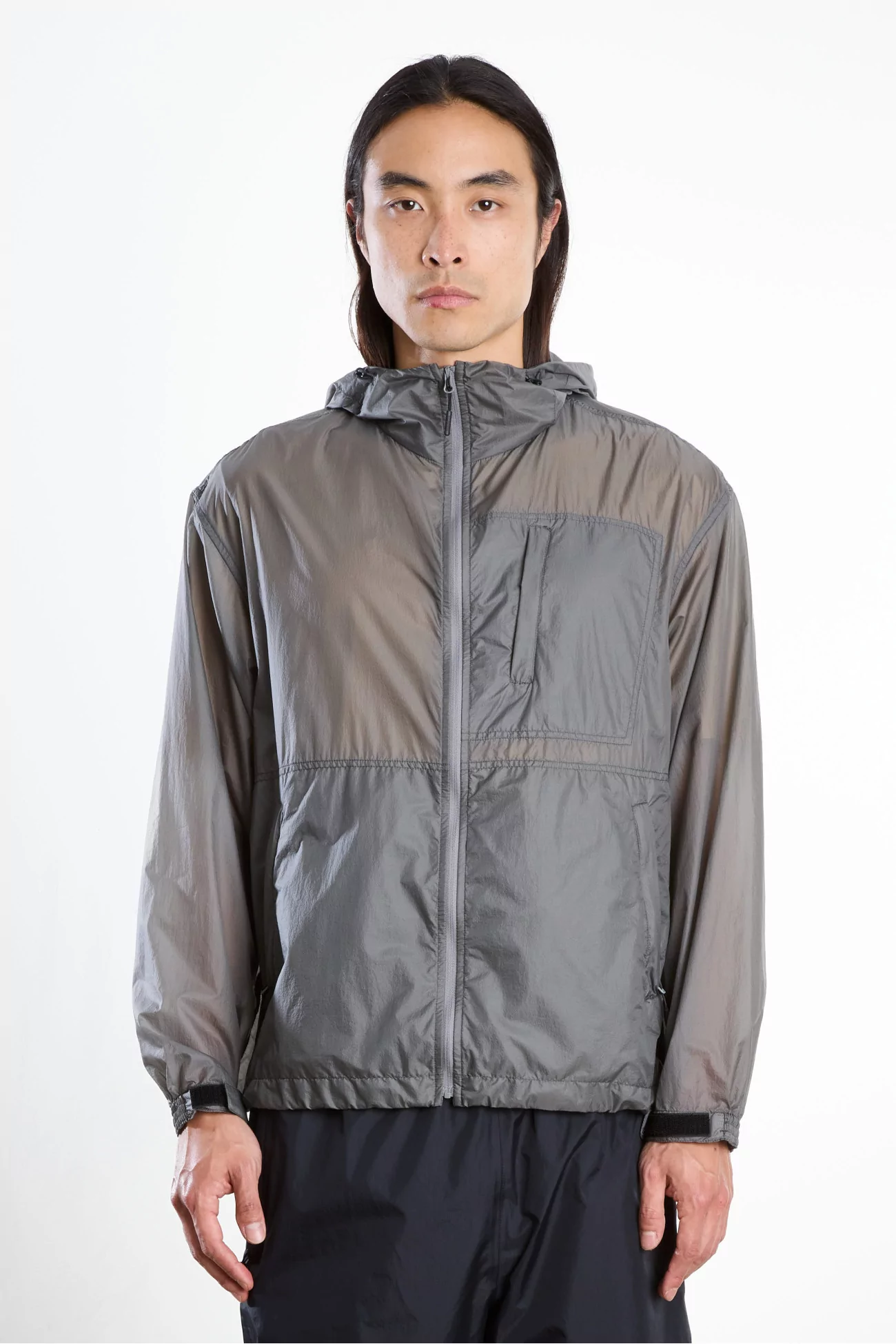 Nanga Sheer Nylon Water-Repellent Jacket – Grey | Centre Commercial