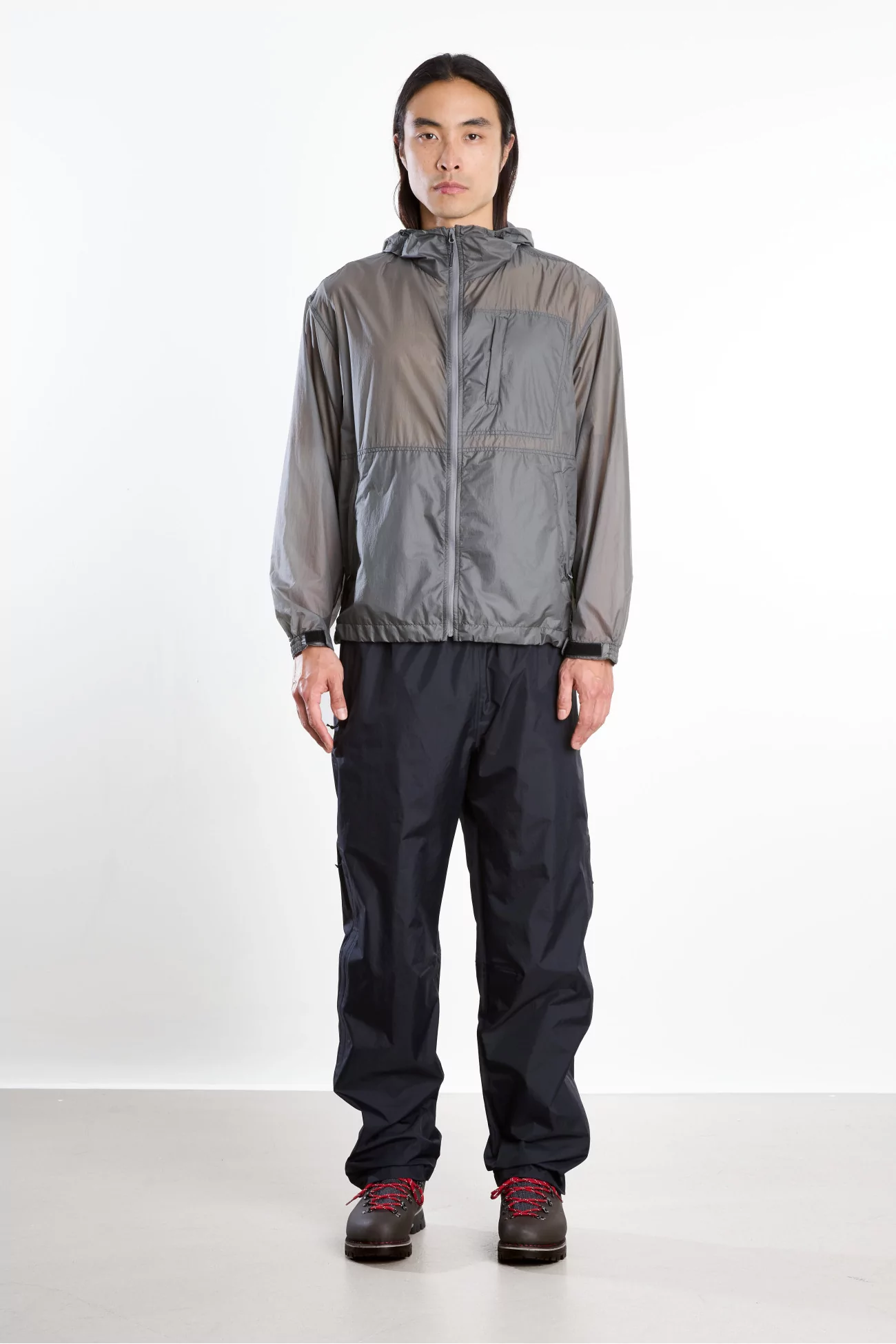 Nanga Sheer Nylon Water-Repellent Jacket – Grey | Centre Commercial