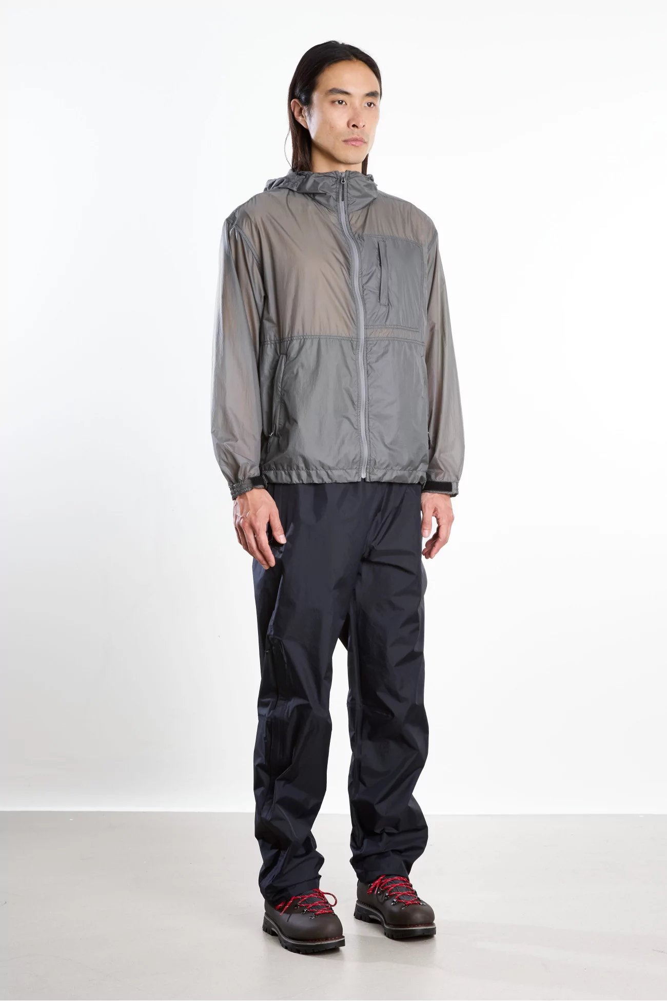Nanga Sheer Nylon Water-Repellent Jacket – Grey | Centre Commercial