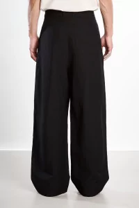Studio Nicholson Line Linen Wool Pant – Black | Centre Commercial