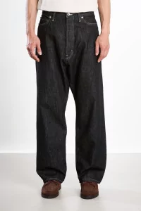 Studio Nicholson Marylebone Japanese Denim Pant – Black | Centre Commercial