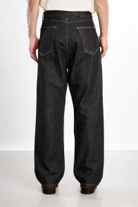 Studio Nicholson Marylebone Japanese Denim Pant – Black | Centre Commercial