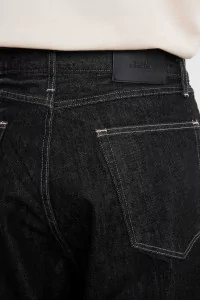 Studio Nicholson Marylebone Japanese Denim Pant – Black | Centre Commercial