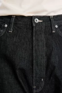 Studio Nicholson Marylebone Japanese Denim Pant – Black | Centre Commercial
