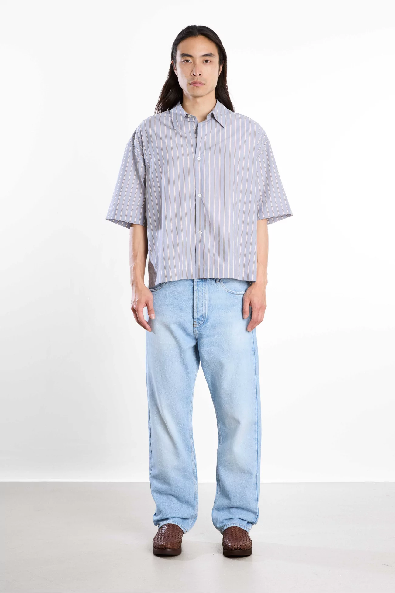 Studio Nicholson Riso 14oz Denim Pant – Bleached Wash | Centre Commercial