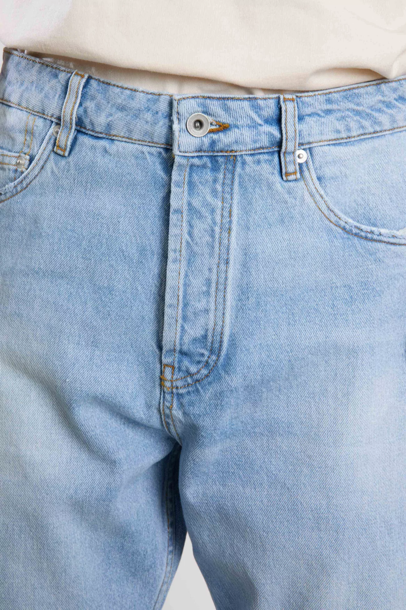 Studio Nicholson Riso 14oz Denim Pant – Bleached Wash | Centre Commercial