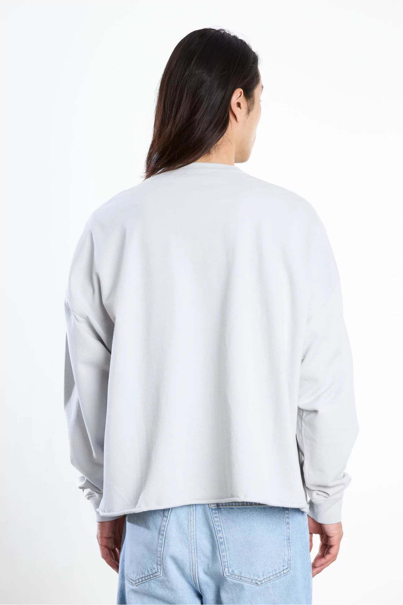 YMC Studio Organic Cotton Unisex Sweatshirt – Light Grey | Centre Commercial