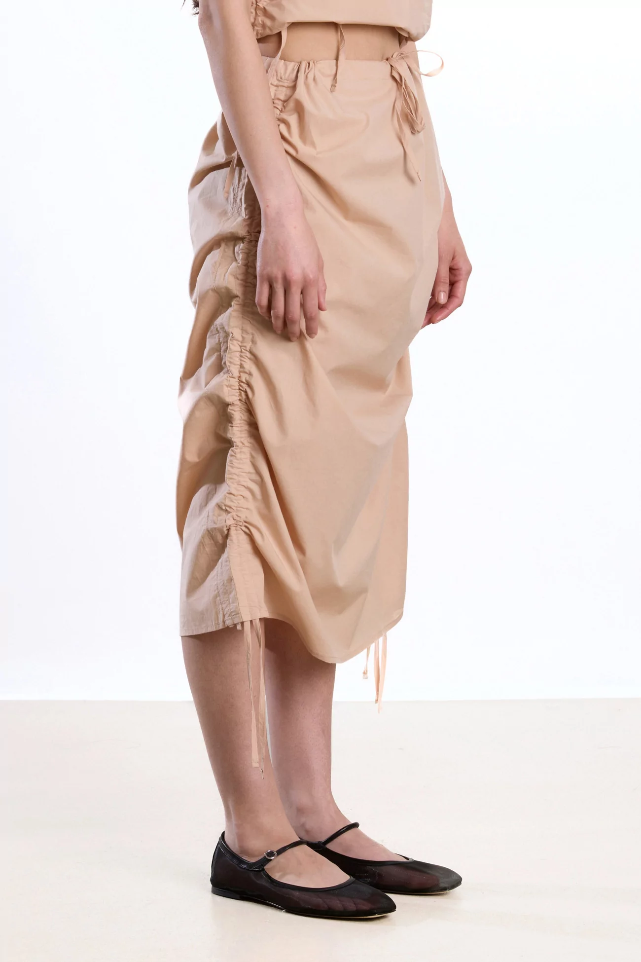 Baserange Pictorial Skirt Organic Cotton – Andradita Sand | Centre Commercial
